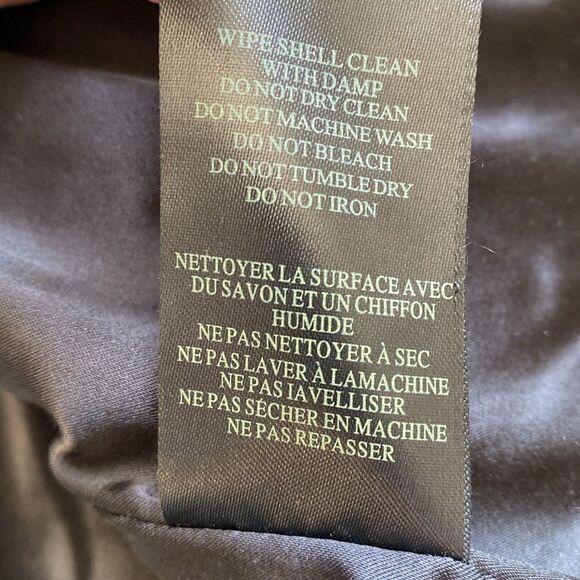 Blank NYC Onyx Black Faux Vegan Leather Biker Motorcycle Jacket w Black Hardware - Picture 9 of 11